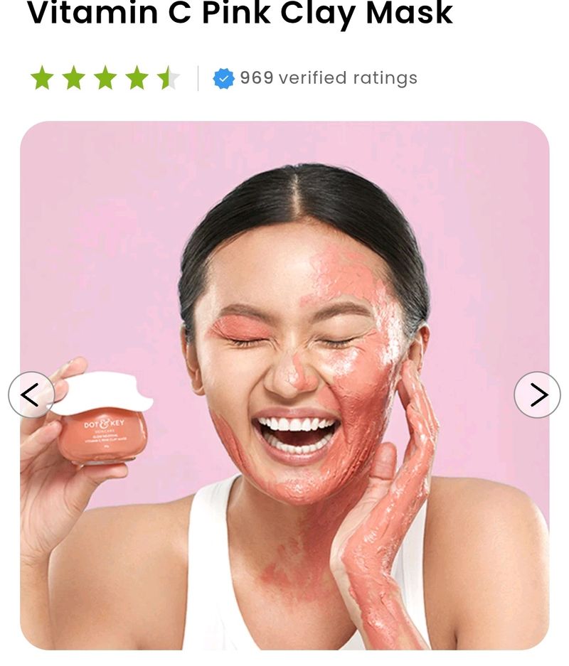 Dot &amp; Key Vitamin C Pink Clay Mask 🩷✨