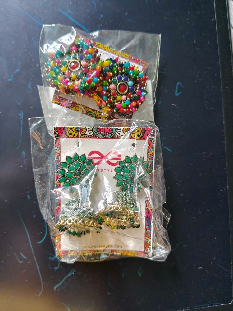 Colorful &amp; Green Earring Sets