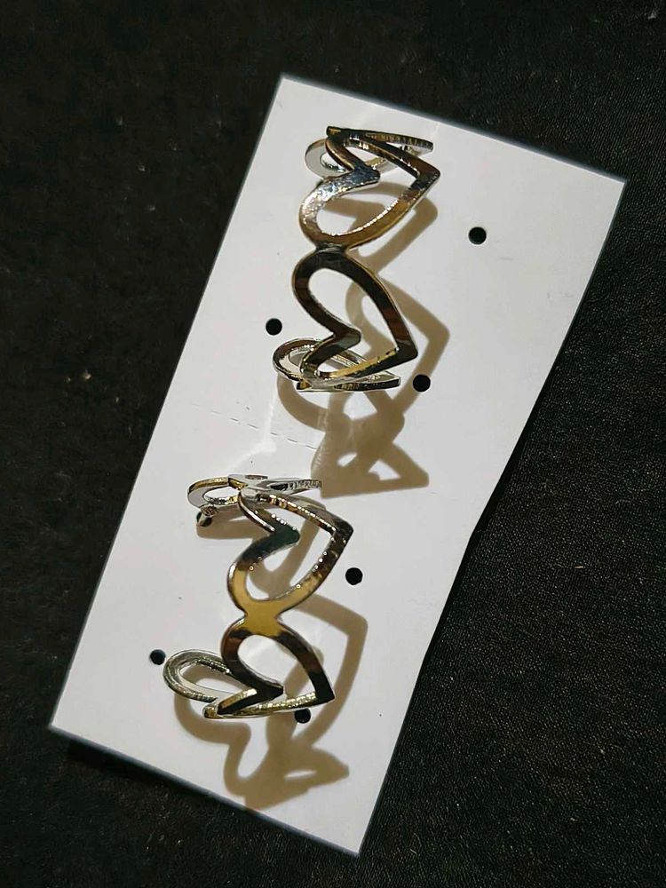 Heart Silver Earrings