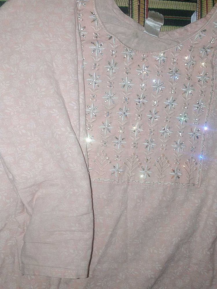 Elegant Pink Kurta Set