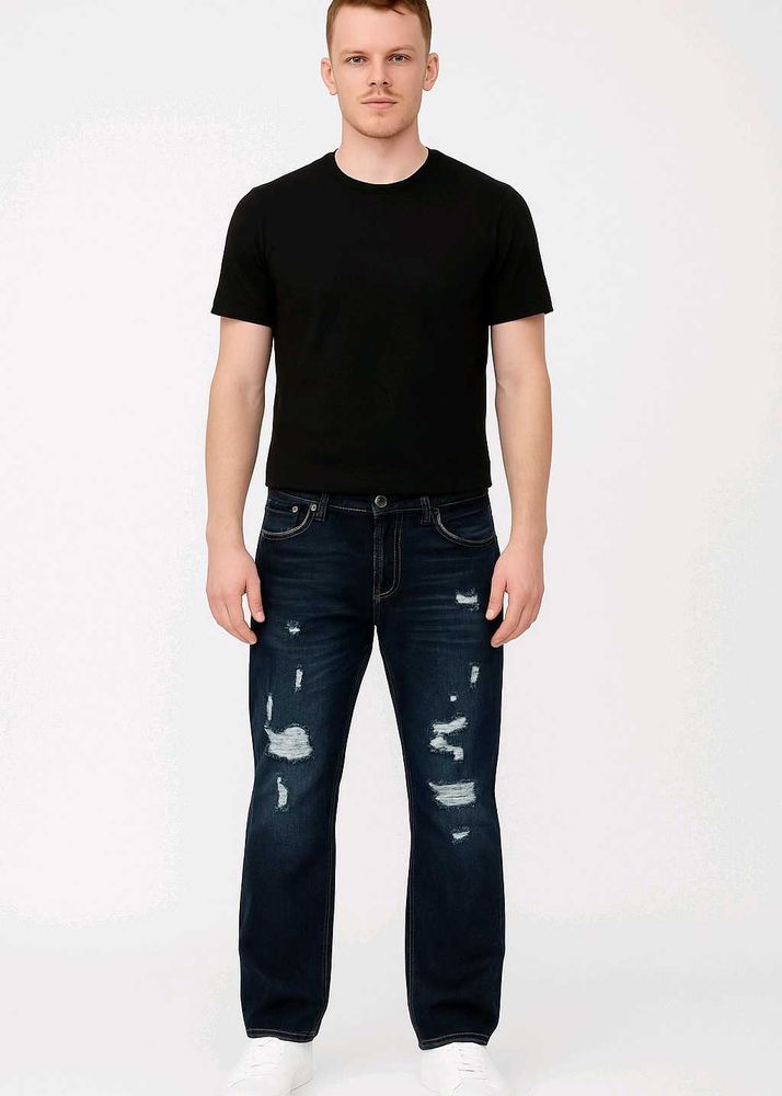 Distressed Denim Jeans