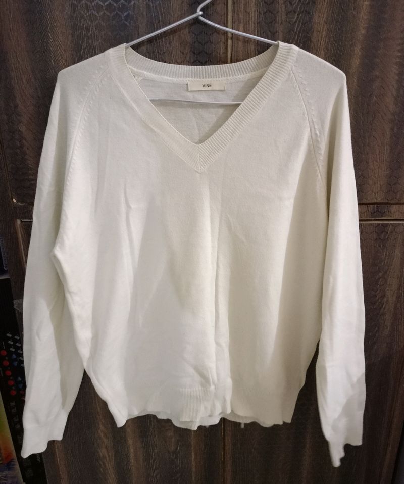 Off White Cotton Top