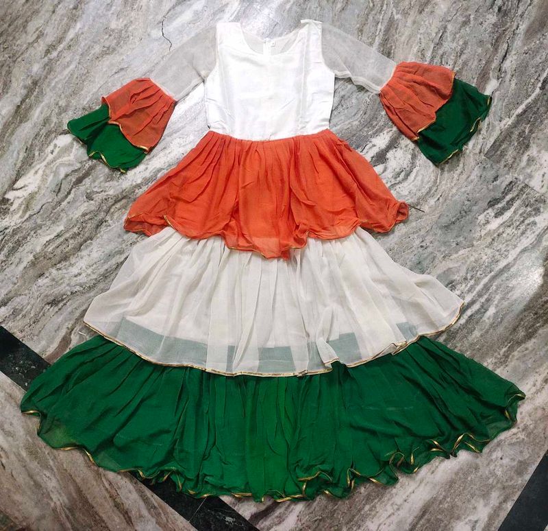 Indian Flag Dress Tiranga