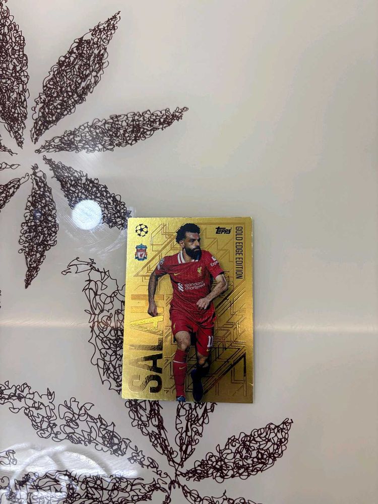 Mohamed Salah Gold Edge Card match attax