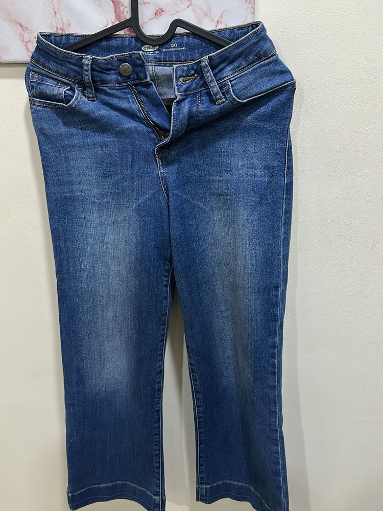 Old Navy Cropped Flare Jeans