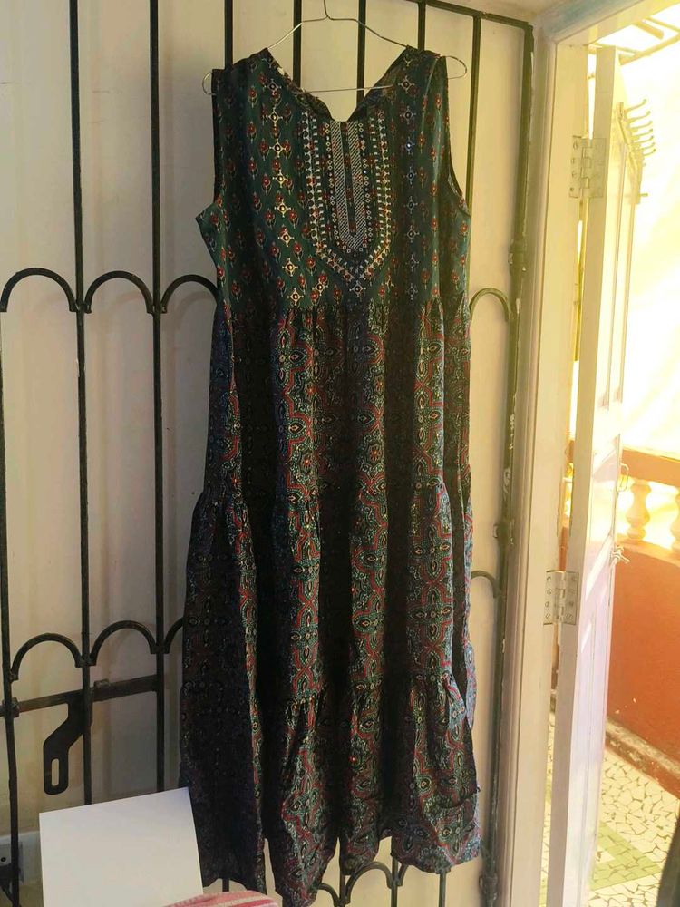 Boho Print Maxi Dress