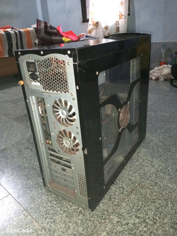 AMD Gigabyte Motherboard And Cabinet