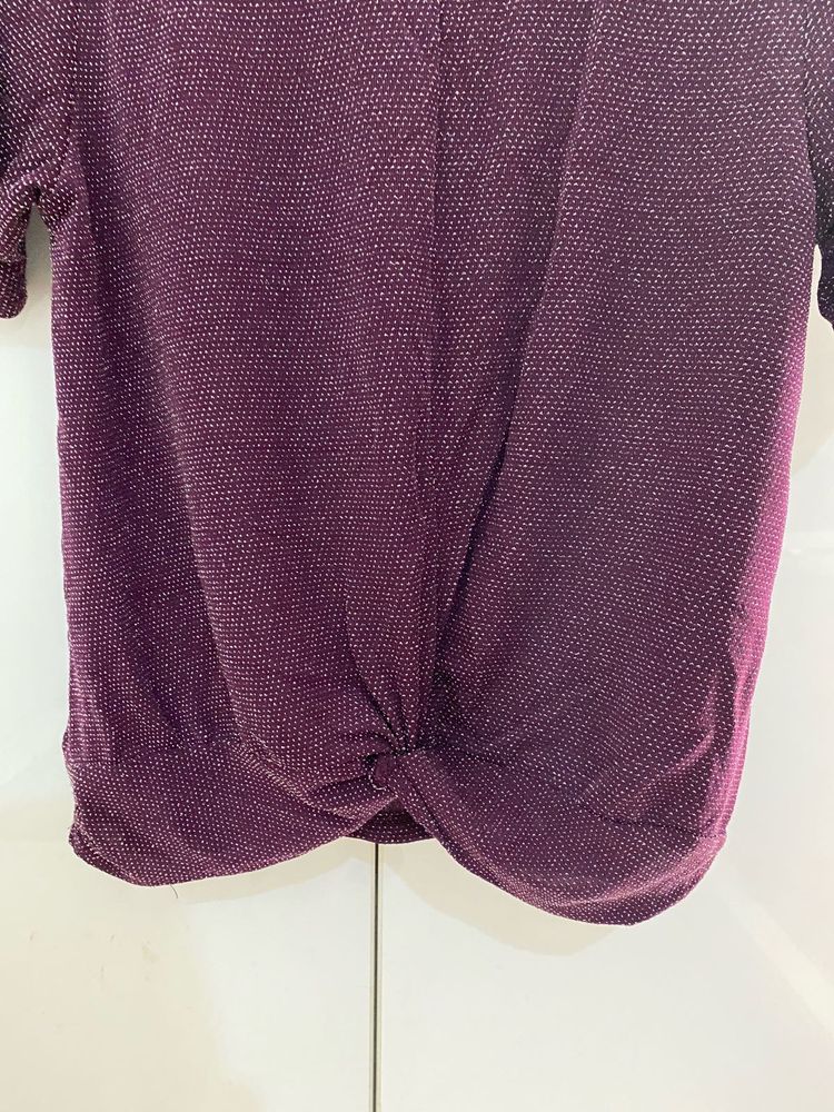 Stylish purple Top