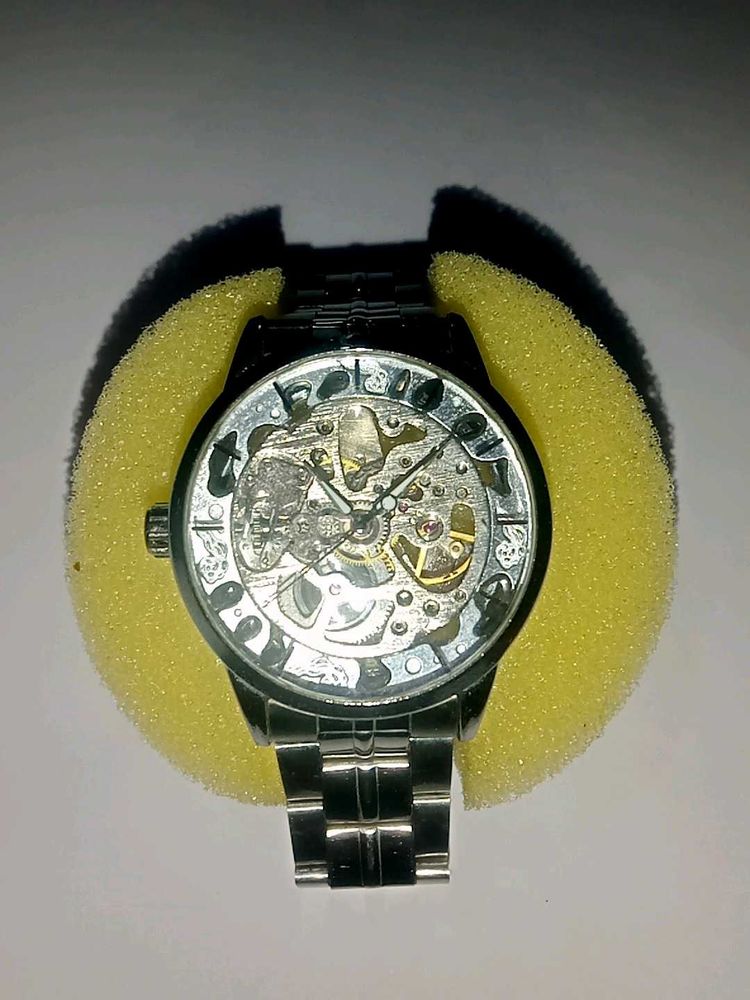 Skeleton Dial Automatic Watch