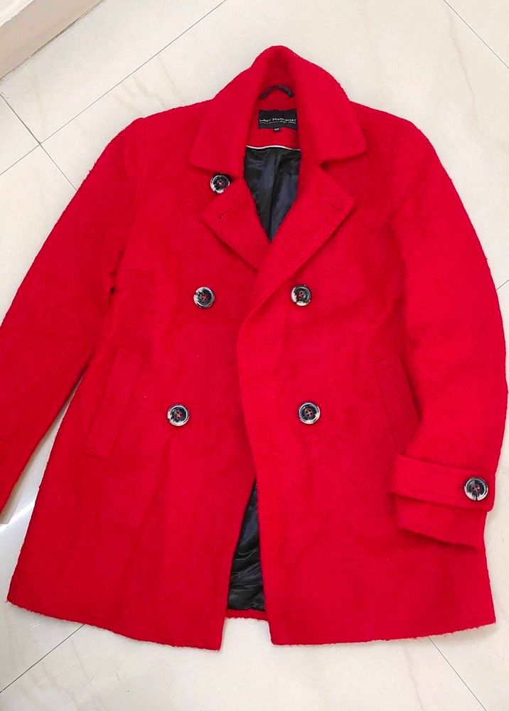 Red Partywear Coat