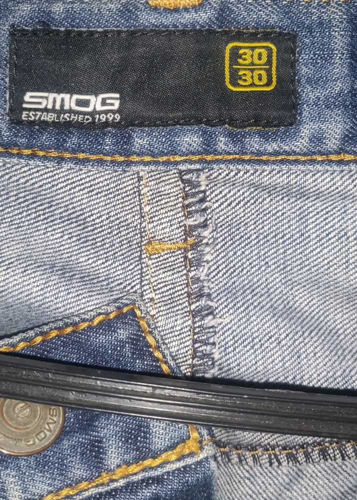 Smog Branded Jeans Size 30