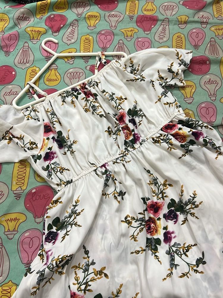 Floral Off-Shoulder Sundress