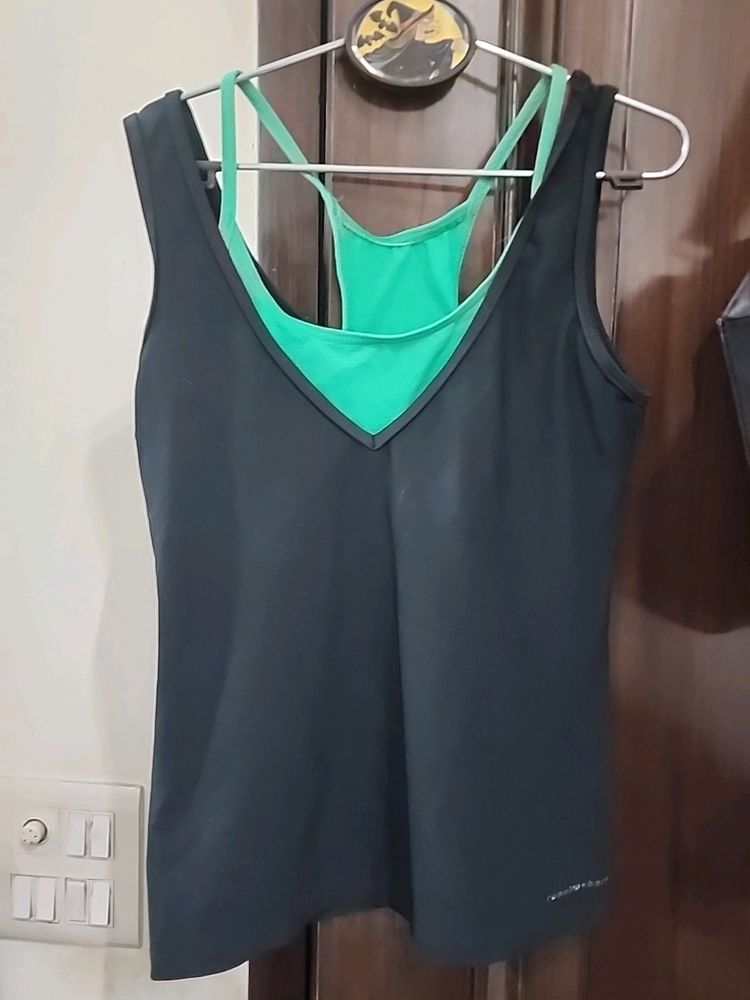 Tank Top With inbuilt Sports Bra