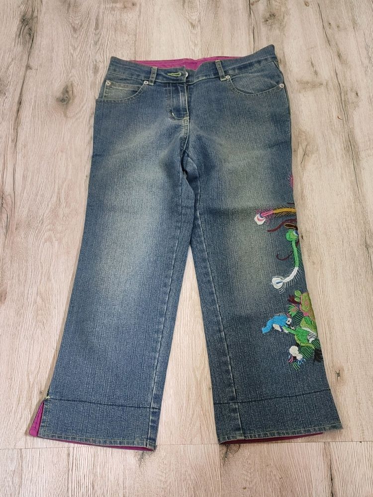Sc2187 Nirwana Capri Jeans Waist 28