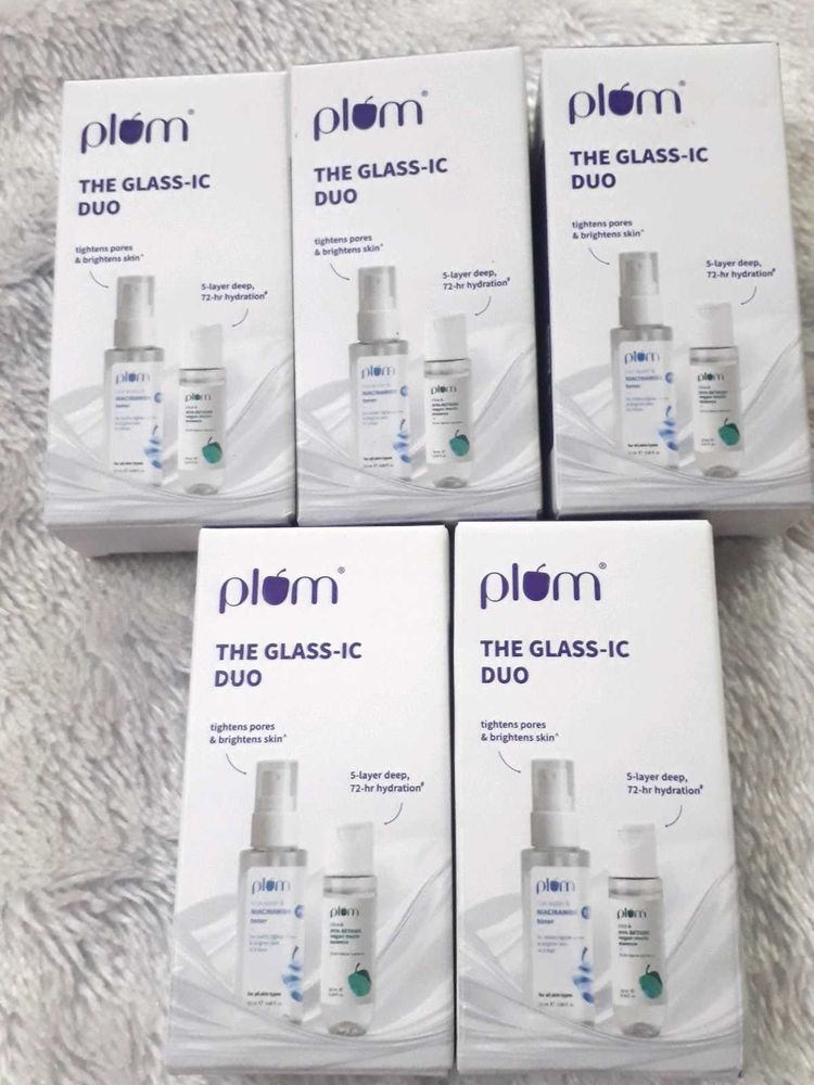 Plum The Glass-ic Duo | Rice Water &amp; Pack of 5