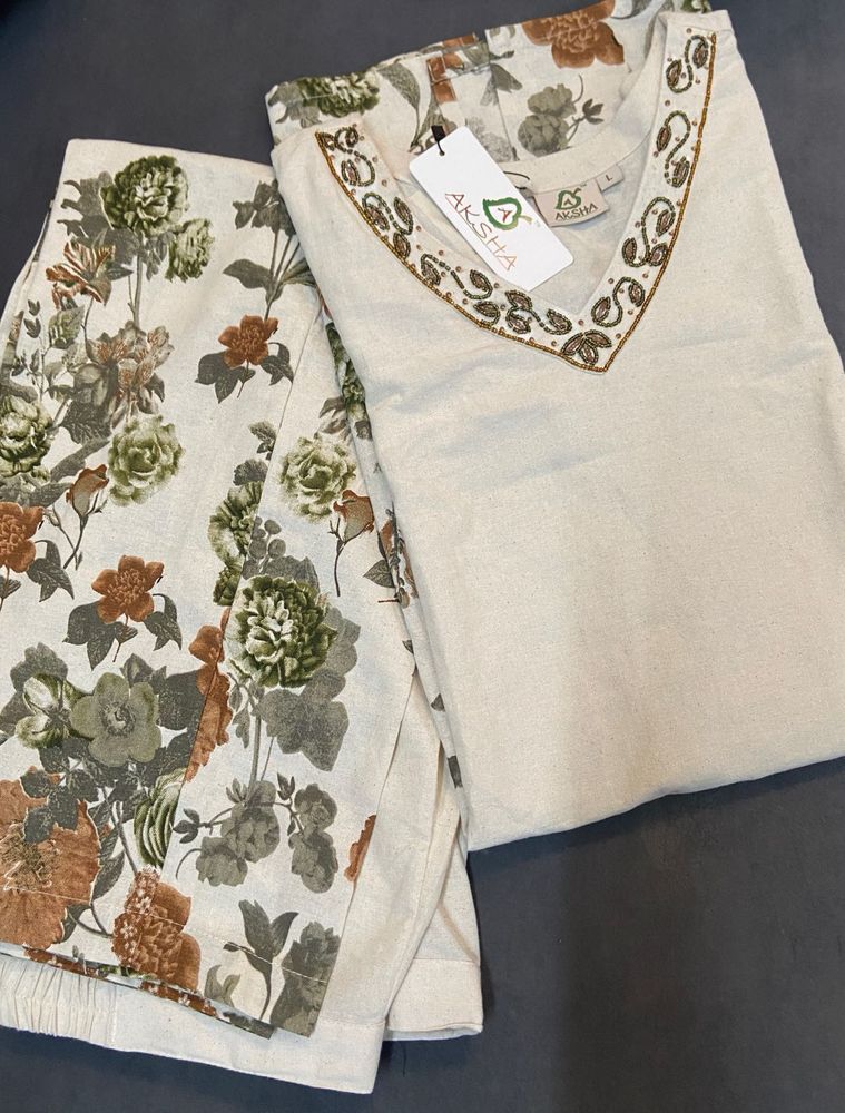 Floral Print kurta set