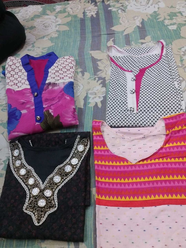 Combination Of 4 Kurtas