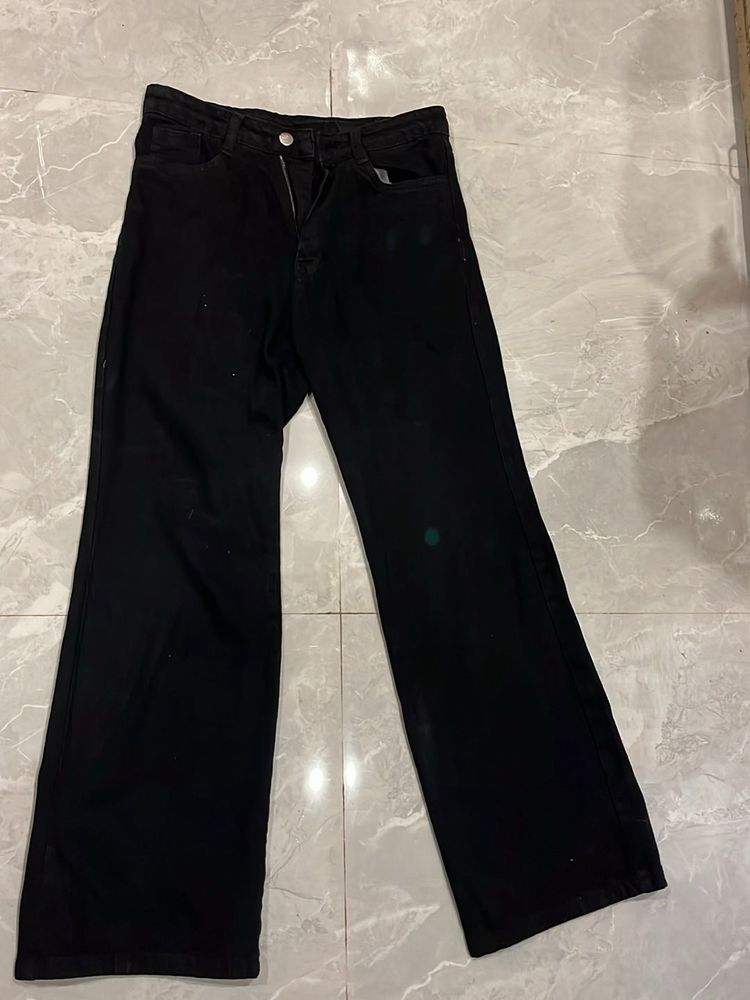 Black Wide Leg Jeans For Women