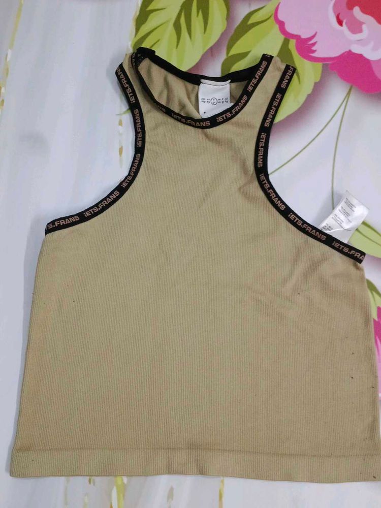 (536)IETS FRANS Ribbed Tank Top