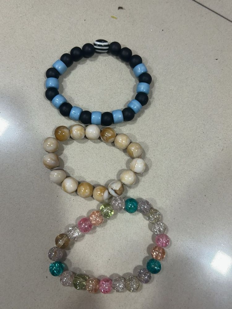 Beaded Bracelet Set - 3 Unique Styles