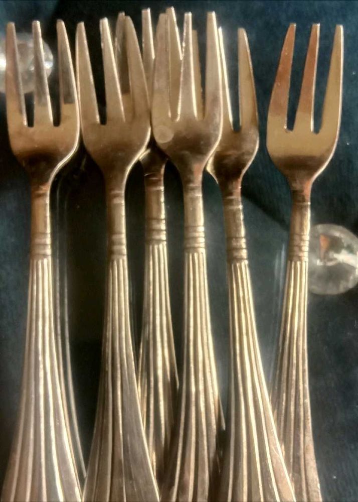 Vintage Silver Plated  Baby Forks