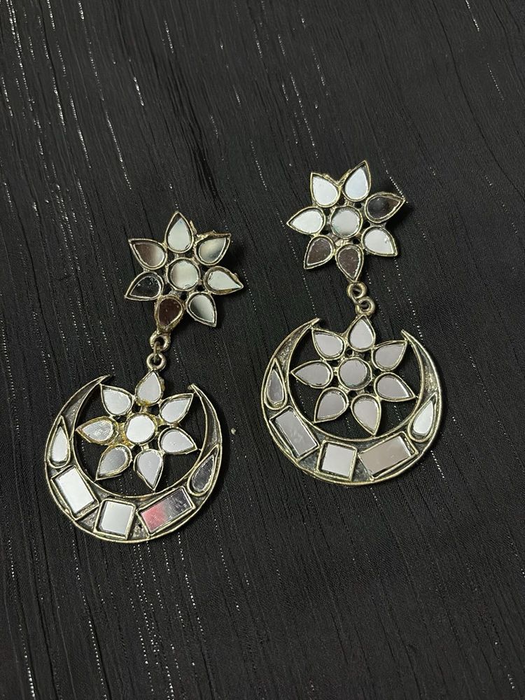 Mirror Moon Earrings