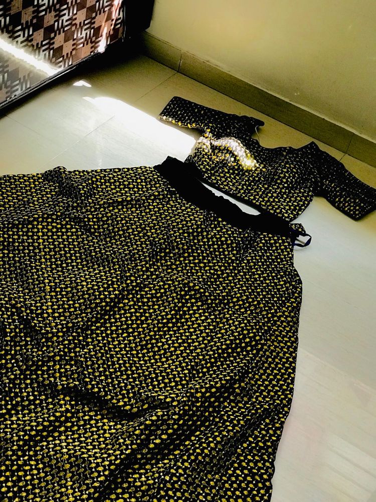 Black Lahenga Choli