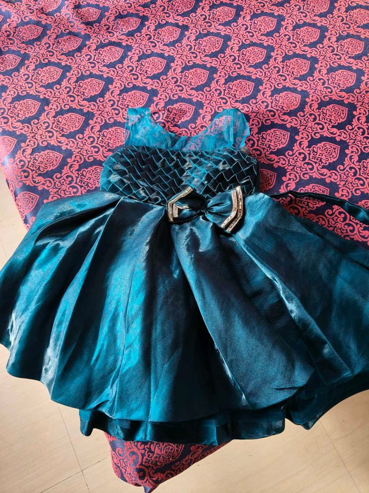 Cute Teal Party Dress