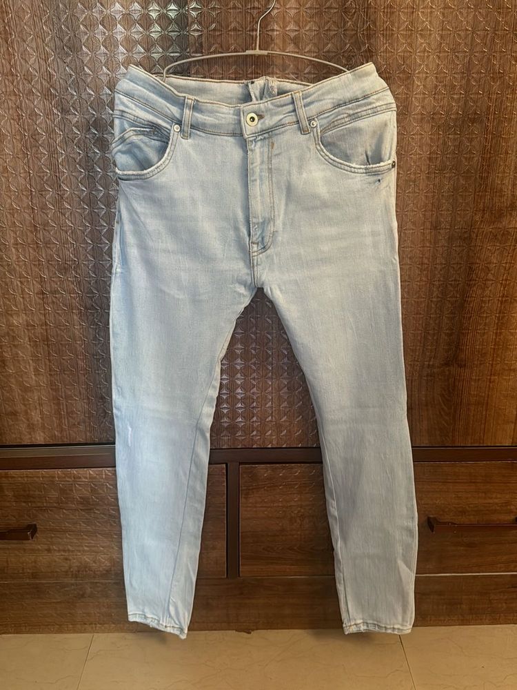 Light Wash Denim Jeans
