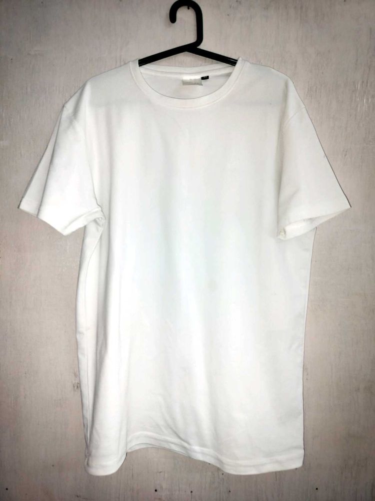 H&amp;M Classic White Crew Neck T-Shirt
