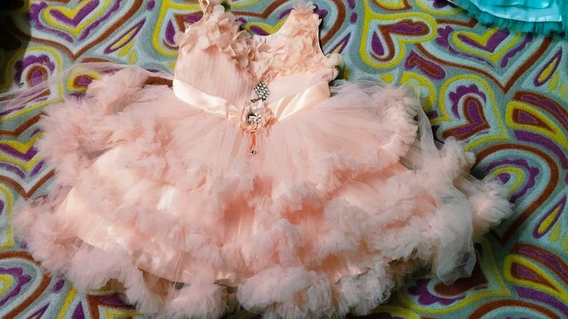 Cute Pink Ruffled Dress