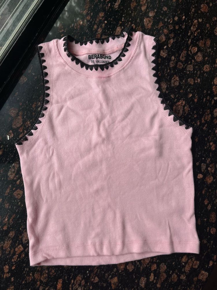 Cute pink tank top