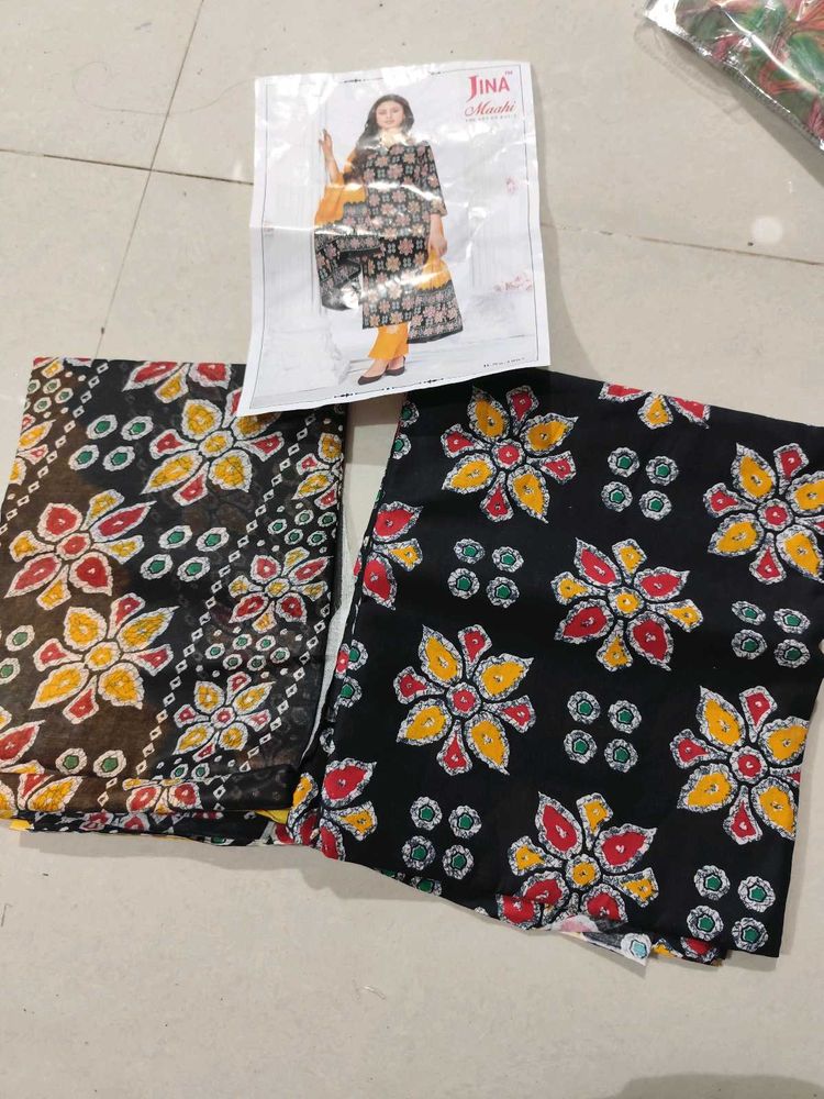 Branded Printed Cotton Suit Sale