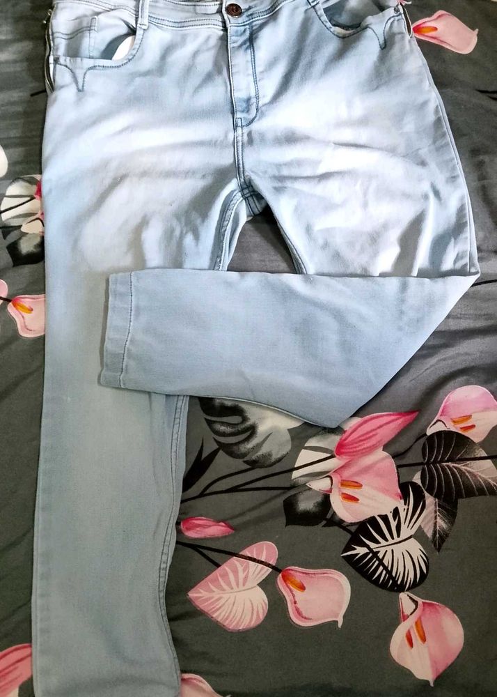 Light Wash Denim Jeans