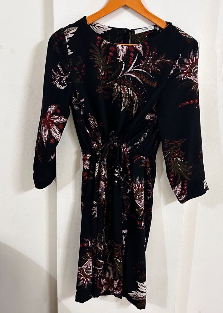 Floral Print Mini Dress