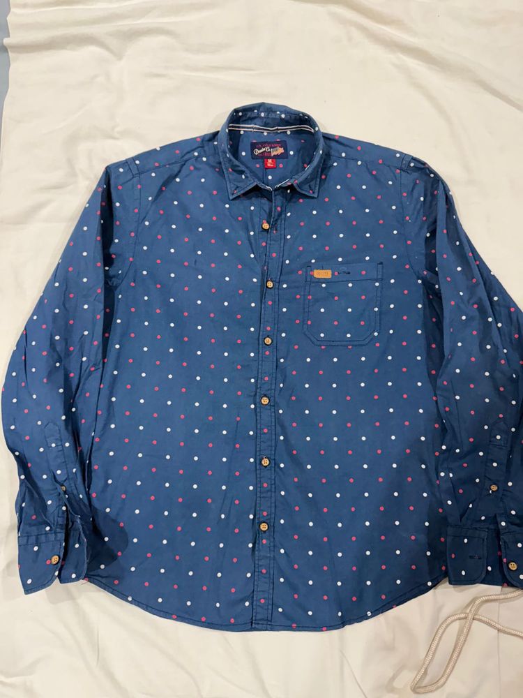US Polo Assn Polka Dot Party Wear Shirt