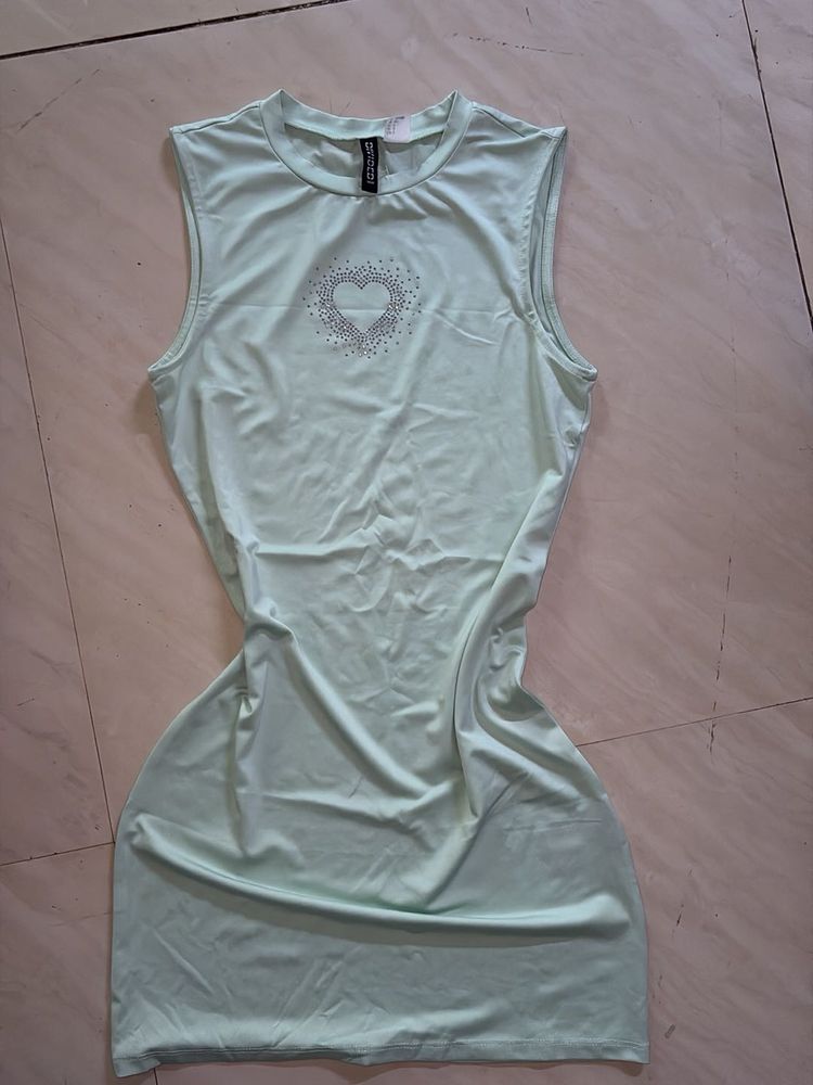 Sleeveless Dress Green (S)