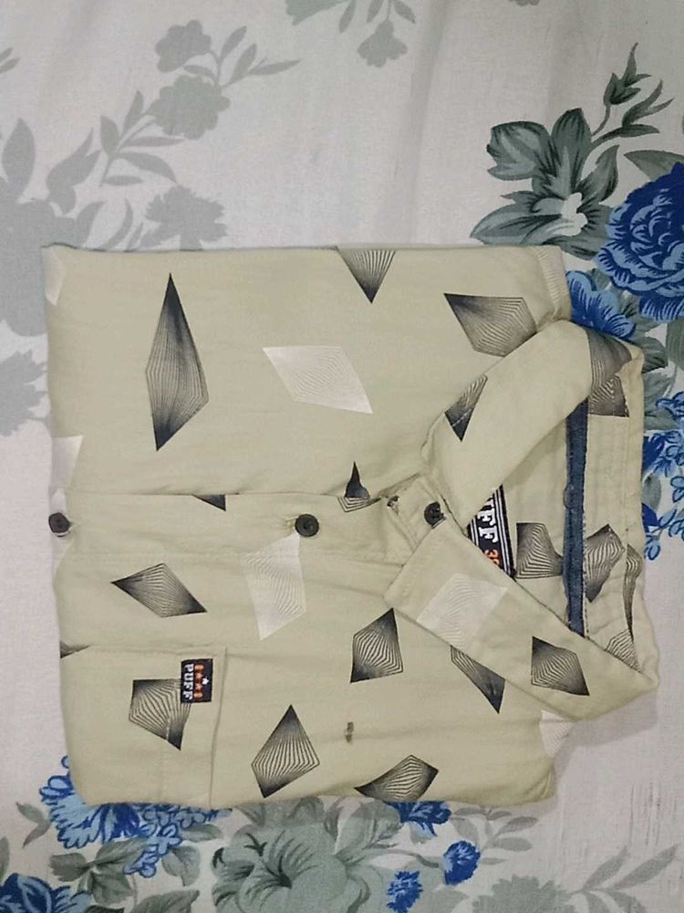 Geometric Print Shirt