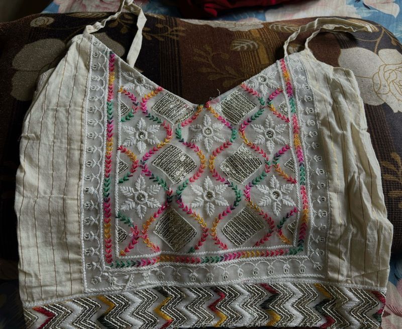 Navratri Inspo Blouse With Jacket