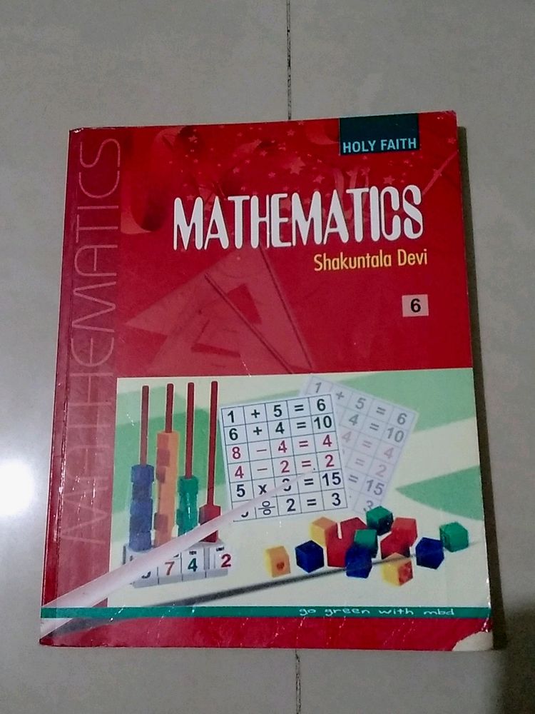SHAKUNTALA DEVI MATHS BOOK (CLASS 6)