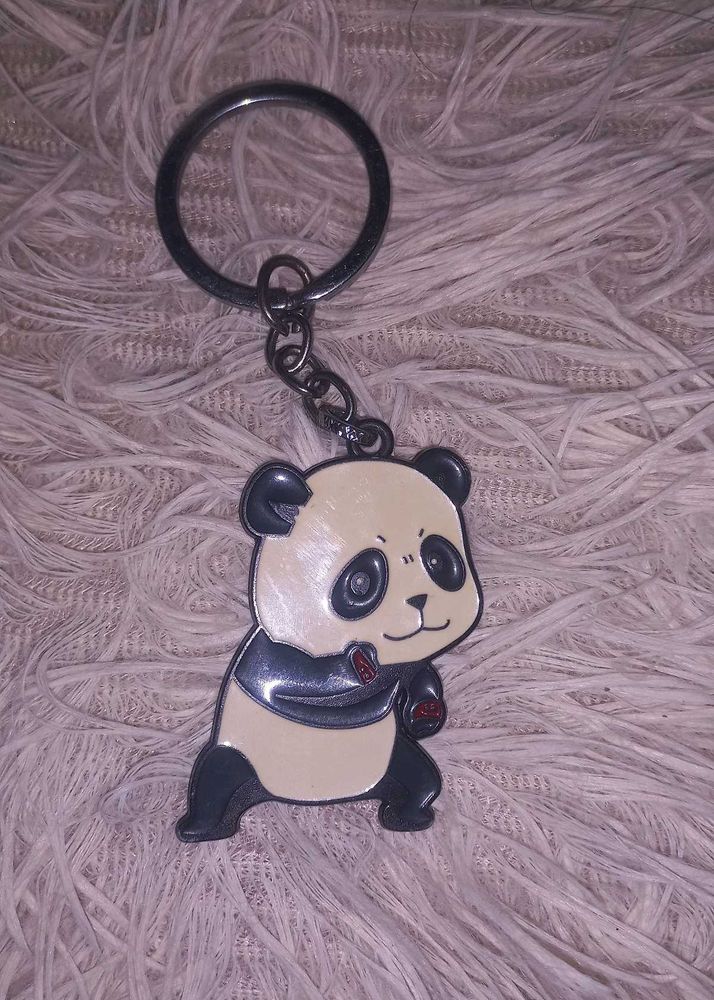 Adorable Panda Keychain Charm 🐼🤍