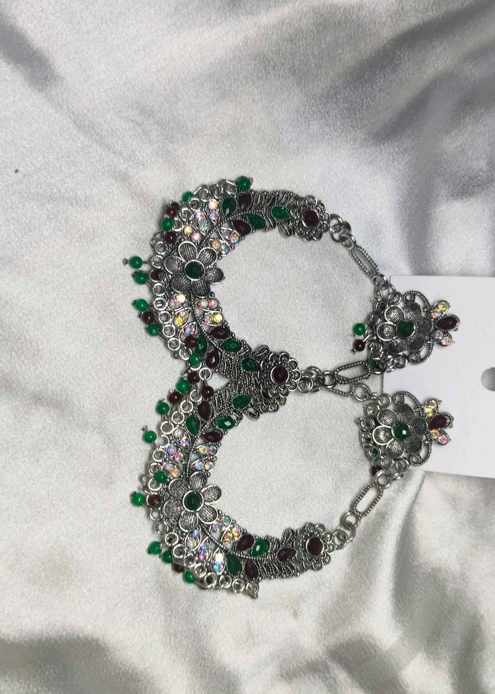A Silver colour Jhumka For Every Occasion