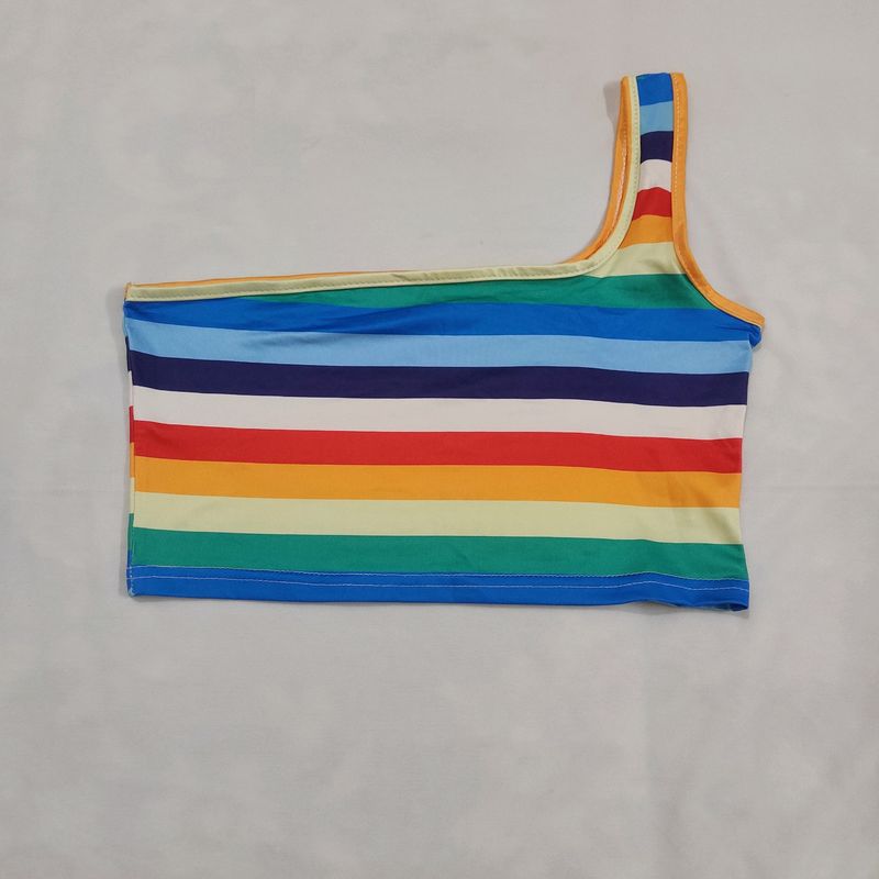 One Shoulder Bandue Top