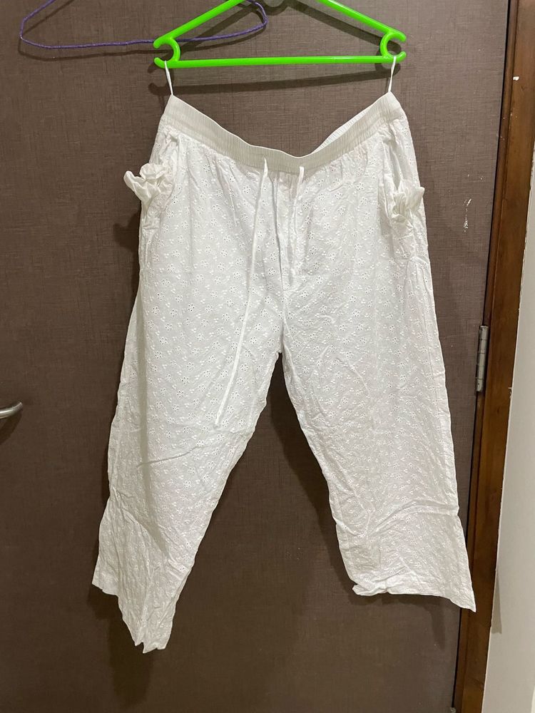 zara white pyjamas