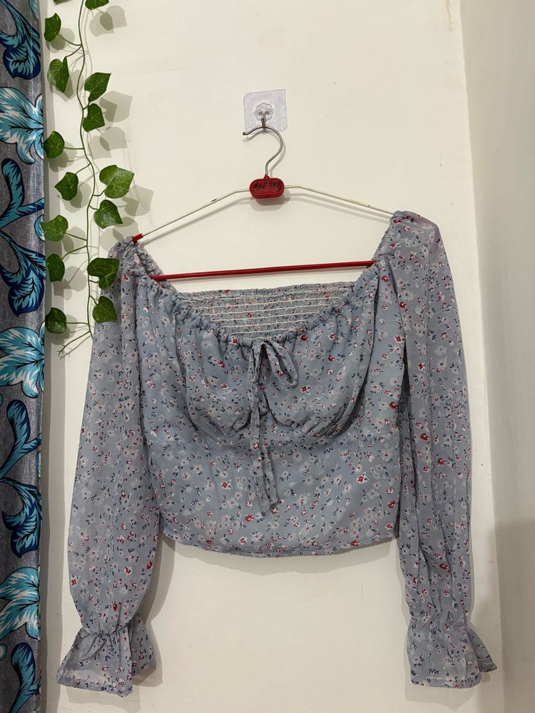 Floral Long Sleeve Top