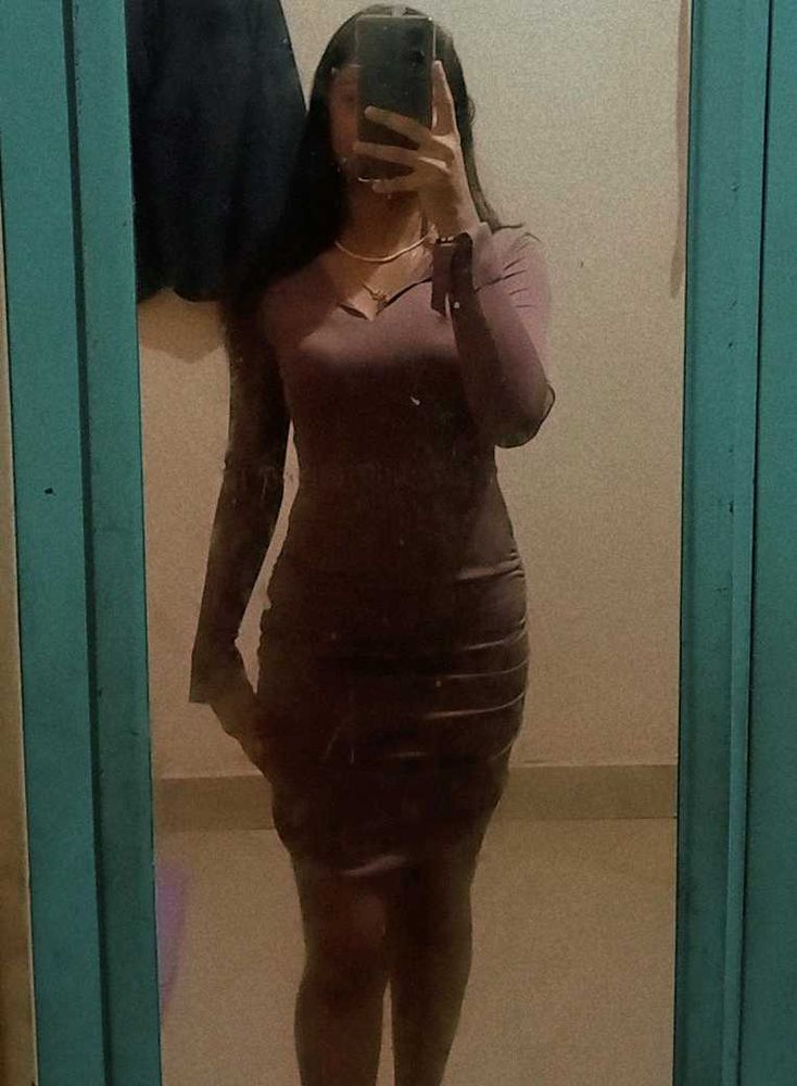 Brown Bodycon Dress