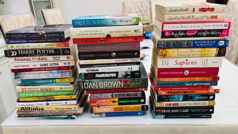 Mixed Fiction Book Lot of 50