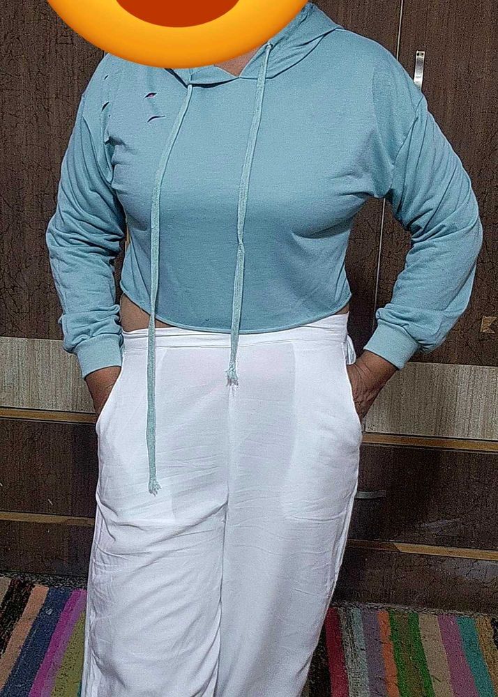 Crop Hoodie Never Used