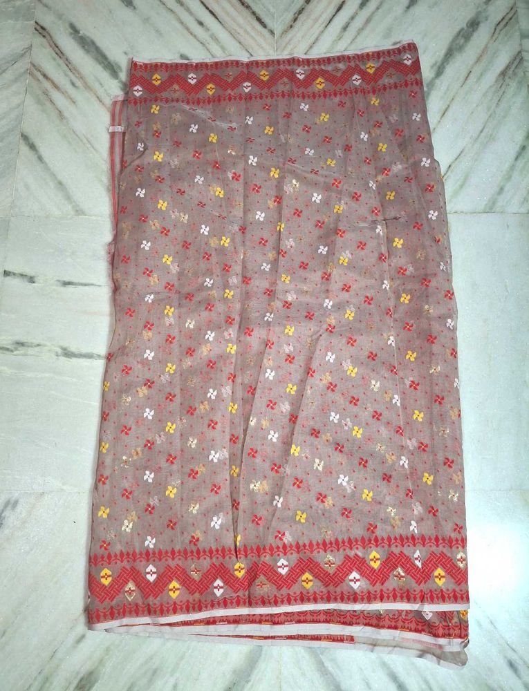 Ghee Jamdani Saree
