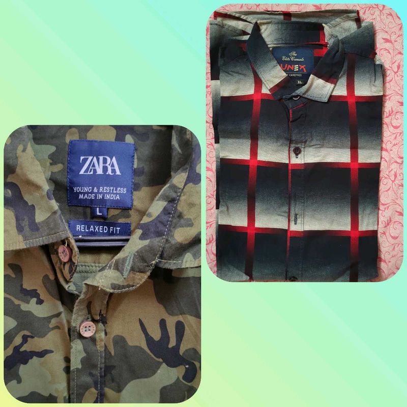 Two Men&#39;s Button-Down Shirts